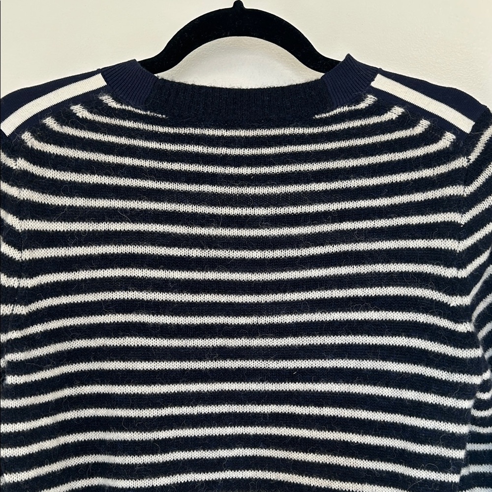 Madewell Mixed Media Striped Sweater - Picture 6 of 9